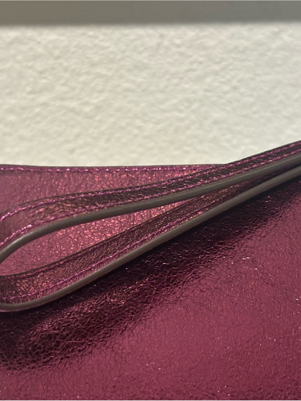kate spade Metallic Plum Wristlet in Shimmery Wine - Picture 7 of 9